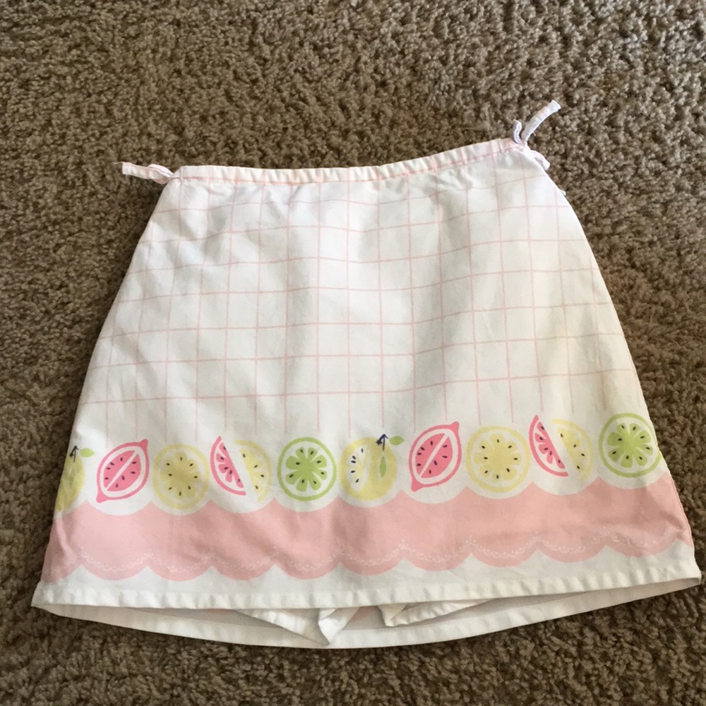 Vintage Gymboree Lemony Fresh skort. So cute for Summer. Sz 6.